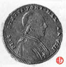 testone busto e tempietto 1782 (Bologna) testone busto e tempietto 1782 (Bologna)