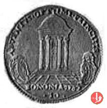 testone busto e tempietto 1782 (Bologna) testone busto e tempietto 1782 (Bologna)