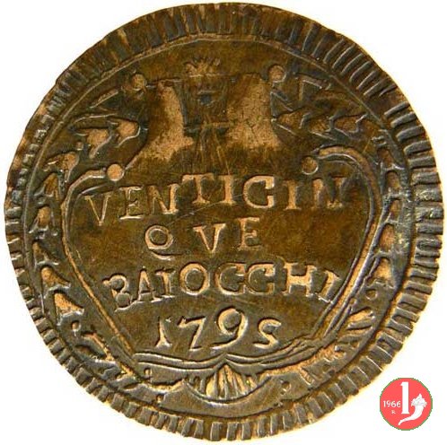 25 baiocchi 1795 (Roma) 25 baiocchi 1795 (Roma)