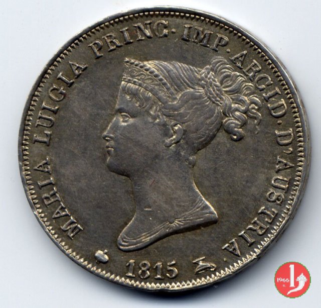1 lira nuova 1815 (Milano) 1 lira nuova 1815 (Milano)