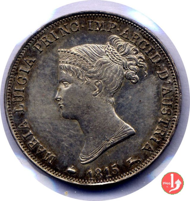 1 lira nuova 1815 (Milano) 1 lira nuova 1815 (Milano)