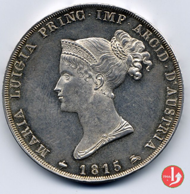 5 lire o scudo 1815 (Milano) 5 lire o scudo 1815 (Milano)