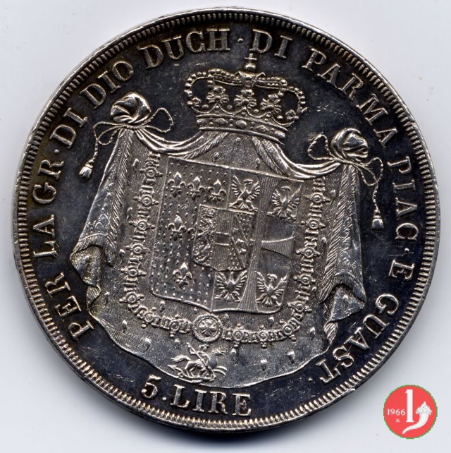 5 lire o scudo 1832 (Milano) 5 lire o scudo 1832 (Milano)