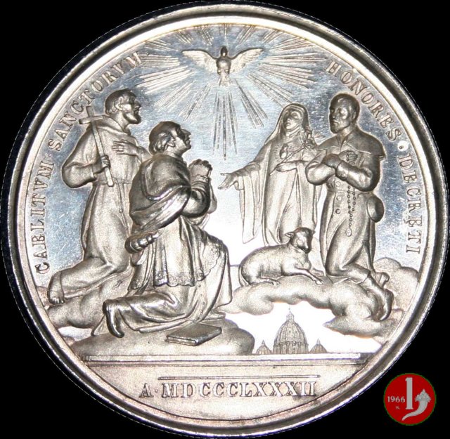1-A. V -Canonizzazione di 4 Santi 1882 1-A. V -Canonizzazione di 4 Santi 1882