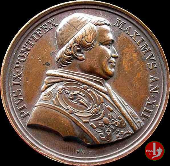 A. XII -Prima ferrovia Pontificia 1857 (Roma) A. XII -Prima ferrovia Pontificia 1857 (Roma)