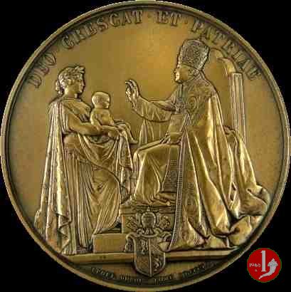 Benedizione di Luigi Eugenio Napoleone -B17 1860 (Parigi) Benedizione di Luigi Eugenio Napoleone -B17 1860 (Parigi)