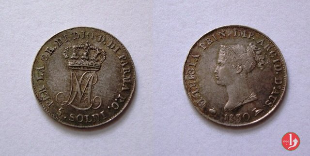5 soldi di Parma 1830 (Milano) 5 soldi di Parma 1830 (Milano)