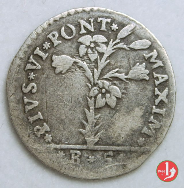 carlino pianta e stemma 1778 (Bologna) carlino pianta e stemma 1778 (Bologna)