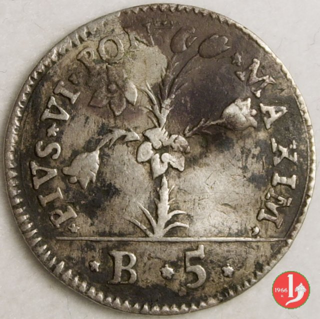 carlino pianta e stemma 1783 (Bologna) carlino pianta e stemma 1783 (Bologna)