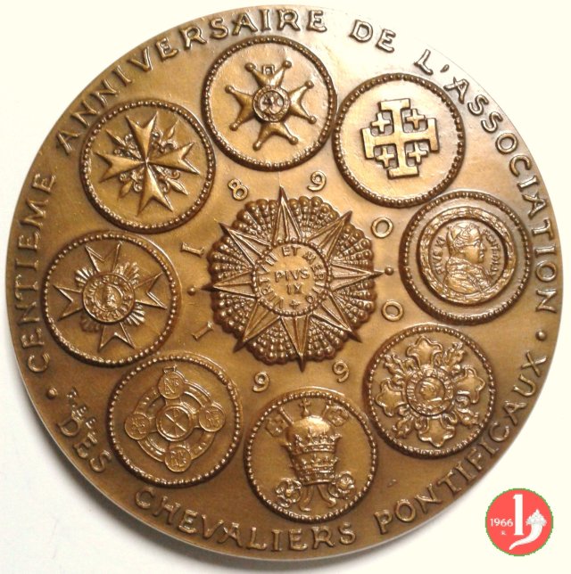 100° Associazione Cavalieri Pontifici 1990 -Mo614 1990 (Parigi) 100° Associazione Cavalieri Pontifici 1990 -Mo614 1990 (Parigi)