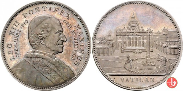 11- Morte di Leone XIII-Basilica Vaticana -Mo411 1903 11- Morte di Leone XIII-Basilica Vaticana -Mo411 1903