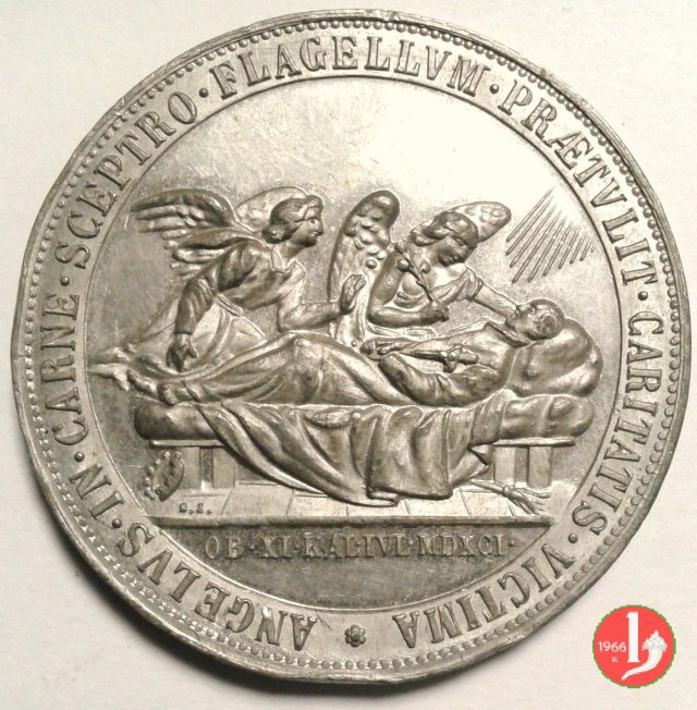 13-300° Morte di San Luigi Gonzaga 1891 13-300° Morte di San Luigi Gonzaga 1891