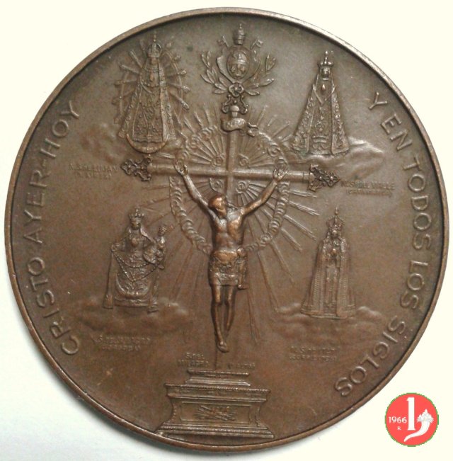 14 -XXV del Pontificato Argentina 47mm 1903 (Buenos Aires) 14 -XXV del Pontificato Argentina 47mm 1903 (Buenos Aires)
