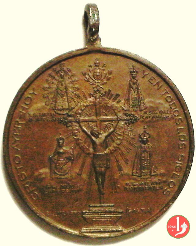 15-XXV del Pontificato Argentina 31mm 1903 (Buenos Aires) 15-XXV del Pontificato Argentina 31mm 1903 (Buenos Aires)