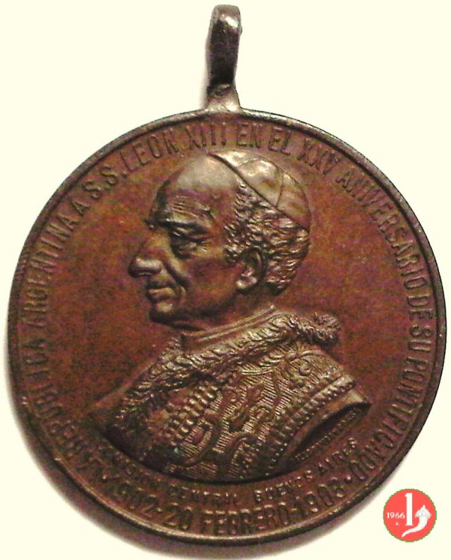 15-XXV del Pontificato Argentina 31mm 1903 (Buenos Aires) 15-XXV del Pontificato Argentina 31mm 1903 (Buenos Aires)
