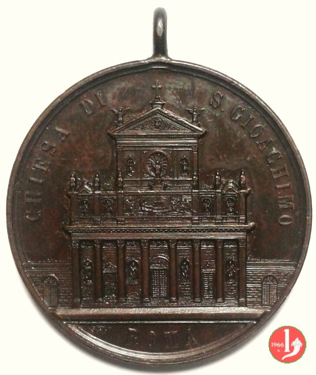 18- Giub. Episc. Stemma-Chiesa S. Gioacchino 1893 18- Giub. Episc. Stemma-Chiesa S. Gioacchino 1893