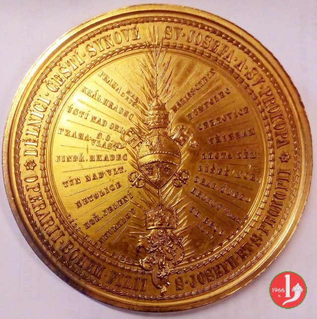 17 - Giubileo Episcopale - Patri Totius 80mm 1893 17 - Giubileo Episcopale - Patri Totius 80mm 1893