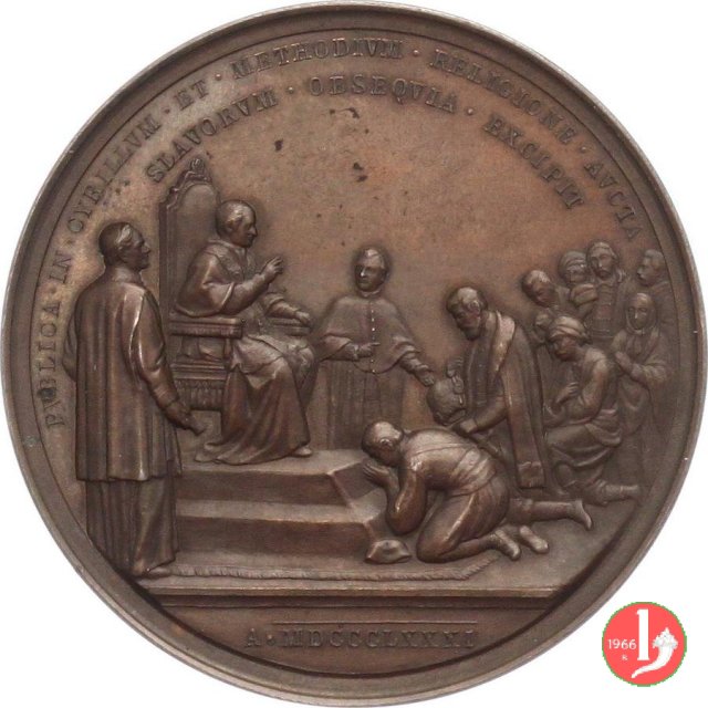 1-A. VI -Omaggio dei pellegnini Slavi 1883 1-A. VI -Omaggio dei pellegnini Slavi 1883
