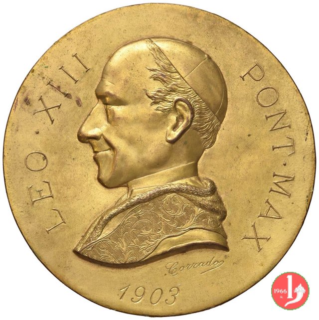 1- Morte di Leone XIII 89 mm -Mo427 1903 1- Morte di Leone XIII 89 mm -Mo427 1903