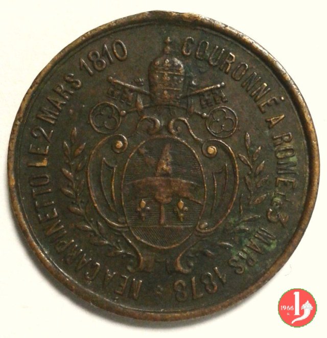 21-Elezione al Pontificato-Incoronazione-Stemma 1878 21-Elezione al Pontificato-Incoronazione-Stemma 1878