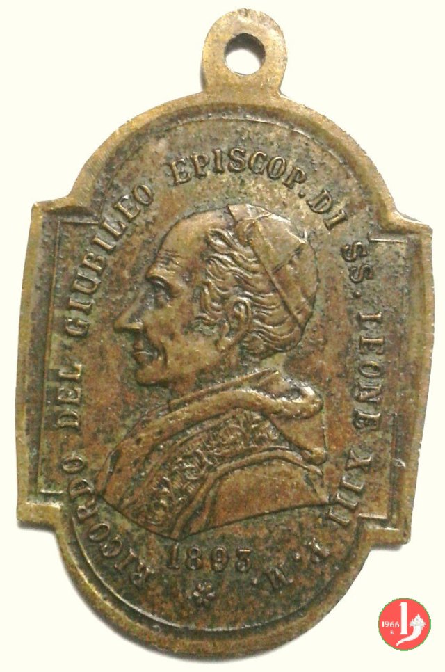 26- 50° Cons. Episc.-Chiesa S. Gioacchino 32x23mm 1893 26- 50° Cons. Episc.-Chiesa S. Gioacchino 32x23mm 1893