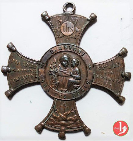 26-Distintivo Pia Unione di S. Antonio da PD 1892 26-Distintivo Pia Unione di S. Antonio da PD 1892