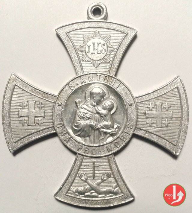 27-Distintivo Pia Unione di S. Antonio 54mm 1892 27-Distintivo Pia Unione di S. Antonio 54mm 1892