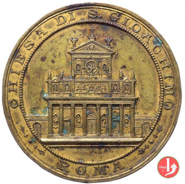 29- 50° Cons. Episc.-Chiesa S. Gioacchino 47mm 1893 29- 50° Cons. Episc.-Chiesa S. Gioacchino 47mm 1893