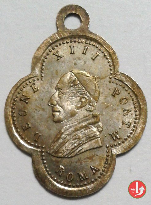31- Giubileo Episcopale quadrilobata 1893 31- Giubileo Episcopale quadrilobata 1893