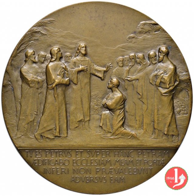 3- Consegna delle chiavi a San Pietro 67mm 1903 3- Consegna delle chiavi a San Pietro 67mm 1903