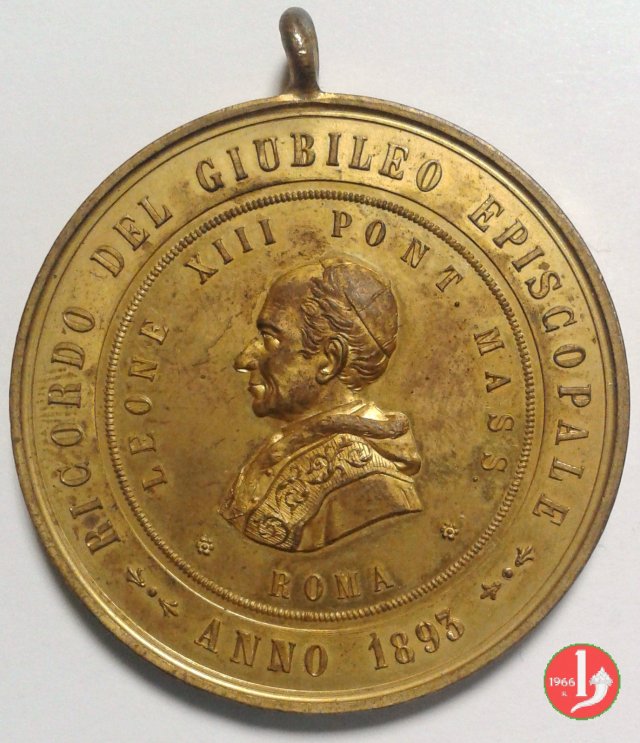 5- 50° Cons. Episcop.-Chiesa S. Gioacchino 47mm 1893 5- 50° Cons. Episcop.-Chiesa S. Gioacchino 47mm 1893