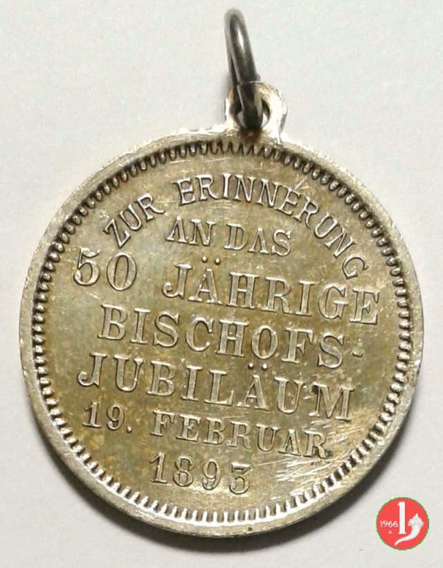 59- Giubileo Episcopale - Zum Erinnerung 1893 59- Giubileo Episcopale - Zum Erinnerung 1893