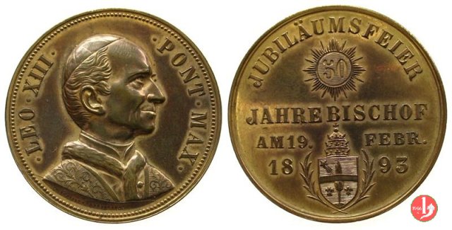 62- Giubileo Episcopale-jubilaumsfeier 1893 62- Giubileo Episcopale-jubilaumsfeier 1893