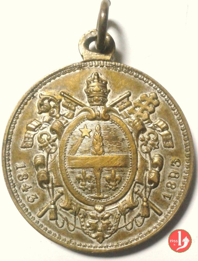 73- Stemma Papale 26mm 1893 73- Stemma Papale 26mm 1893