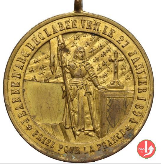 9- Pellegrinaggio Francese-Giovanna D'Arco 1897 9- Pellegrinaggio Francese-Giovanna D'Arco 1897