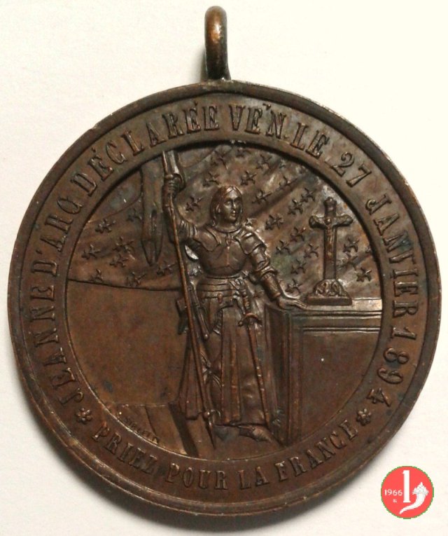 9- Pellegrinaggio Francese-Giovanna D'Arco 1897 9- Pellegrinaggio Francese-Giovanna D'Arco 1897