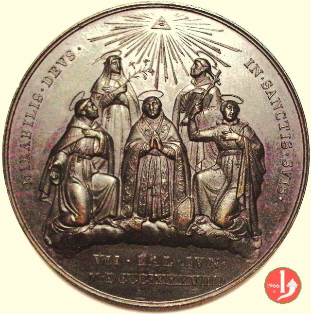 A. IX - Canonizzazione del 1839 -p58 1839 (Roma) A. IX - Canonizzazione del 1839 -p58 1839 (Roma)