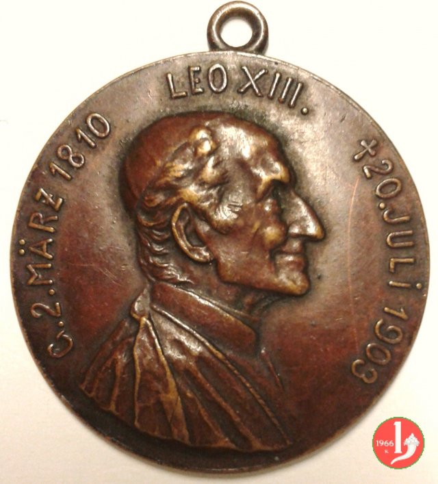 19- A Ricordo del Pontificato 29mm -Mo419 1903 19- A Ricordo del Pontificato 29mm -Mo419 1903