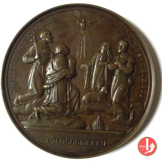 1-A. V -Canonizzazione di 4 Santi 1882 1-A. V -Canonizzazione di 4 Santi 1882