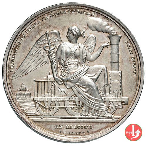 A. XII -Prima ferrovia Pontificia 1857 (Roma) A. XII -Prima ferrovia Pontificia 1857 (Roma)