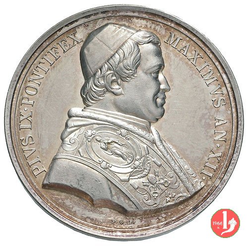 A. XII -Prima ferrovia Pontificia 1857 (Roma) A. XII -Prima ferrovia Pontificia 1857 (Roma)