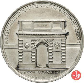 A. XIV -Costruzione di Porta S. Pancrazio 1859 (Roma) A. XIV -Costruzione di Porta S. Pancrazio 1859 (Roma)