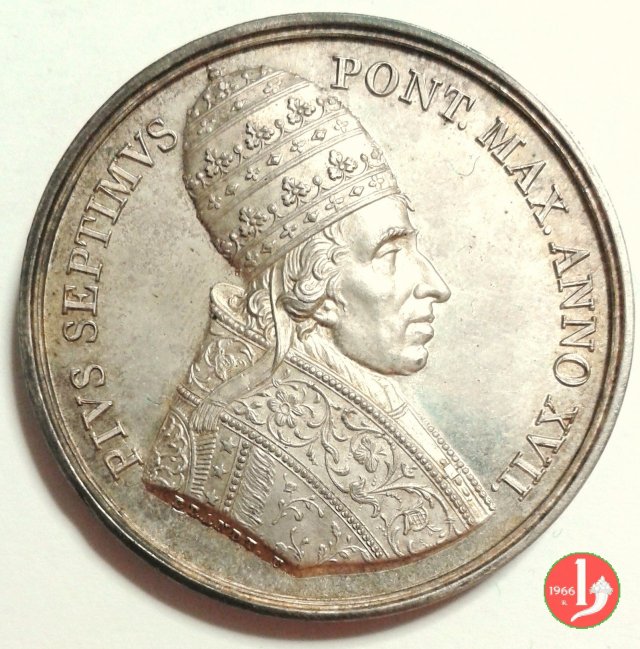 A . XVII -Restituzione delle Provincie al Papa-P80 1816 (Roma)