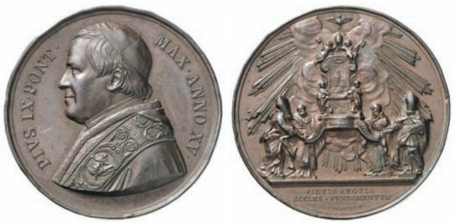 A. XV -La Cattedra di S. Pietro 1860 (Roma) A. XV -La Cattedra di S. Pietro 1860 (Roma)