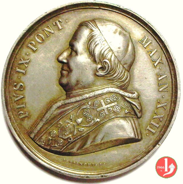 A. XXII -La scalinata di P.za Quirinale 1867 (Roma) A. XXII -La scalinata di P.za Quirinale 1867 (Roma)