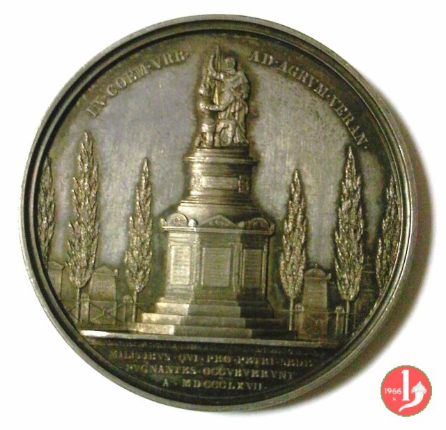 A. XXIV -Monumento ai caduti a Campo Verano 1869 (Roma) A. XXIV -Monumento ai caduti a Campo Verano 1869 (Roma)