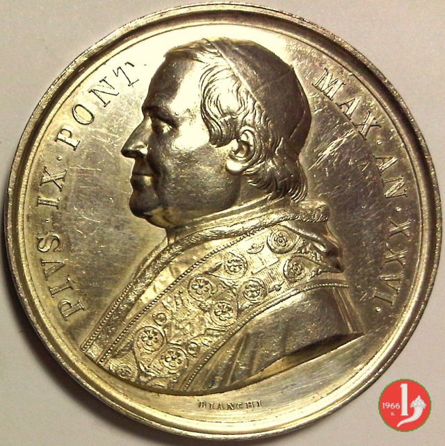 A. XXVI - XXV Ann. Elezione al pontificato 1871 (Roma) A. XXVI - XXV Ann. Elezione al pontificato 1871 (Roma)