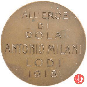 All'Eroe di Pola Antonio Milani 1918 1918 All'Eroe di Pola Antonio Milani 1918 1918
