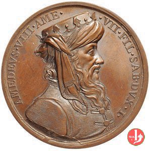 Amedeo VIII I° Duca 1391-1434 -UdS45a 1865 (Torino) Amedeo VIII I° Duca 1391-1434 -UdS45a 1865 (Torino)