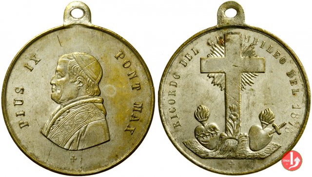 Anno Santo 1875 Croce -B10 1875 Anno Santo 1875 Croce -B10 1875